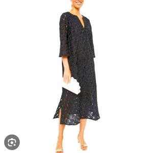 Tuckernuck Black Lacy Kaftan - EUC - Sz XXS